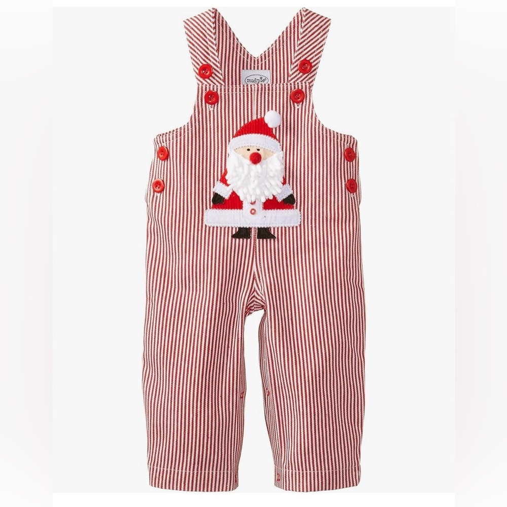 MUDPIE | ST NICK OVERALLS, SANTA, CHRISTMAS